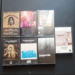 Vintage Music Cassette Tape Collection Group Of 5